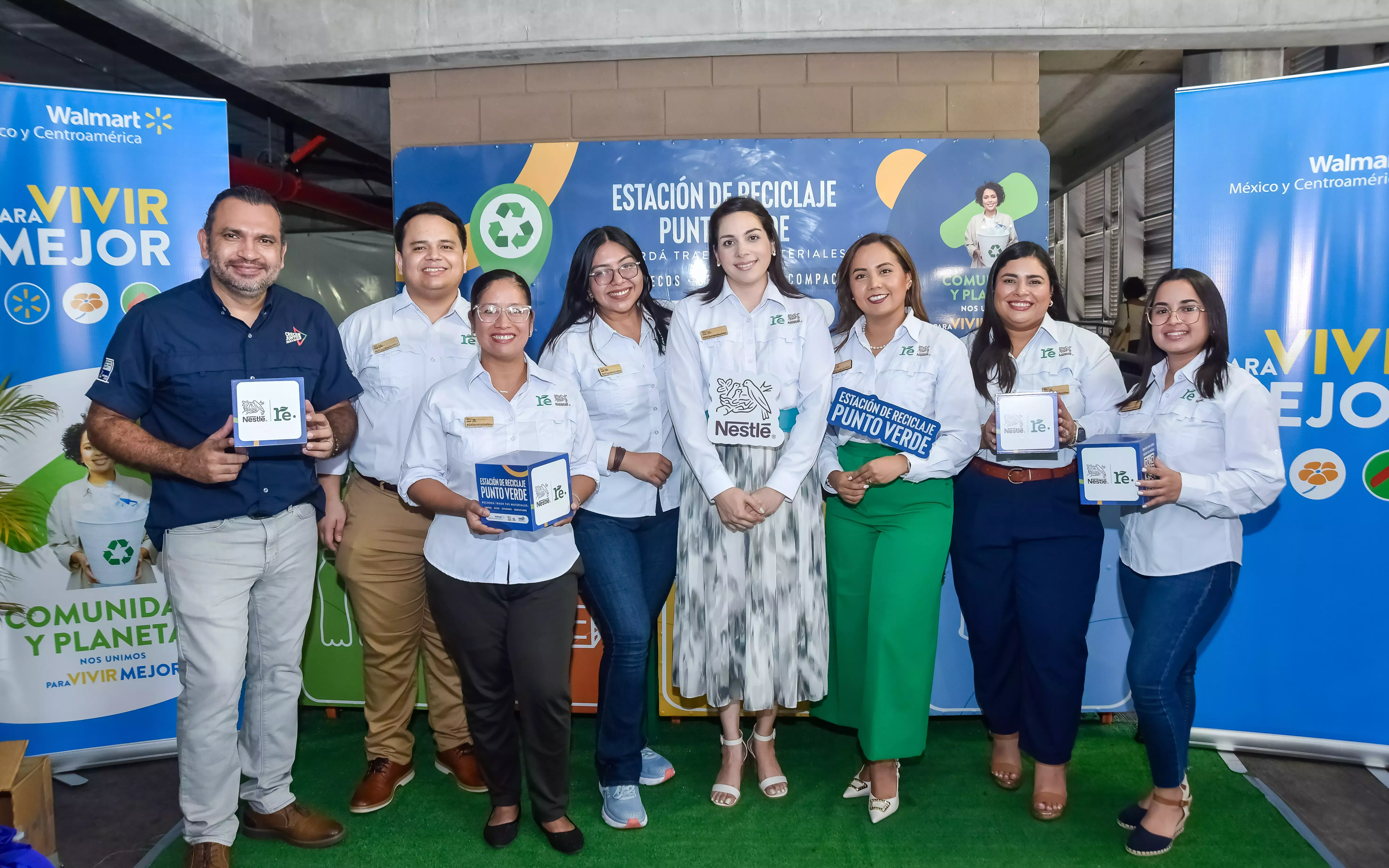 Walmart y Nestlé abren las dos primeras estaciones de reciclaje en Nicaragua