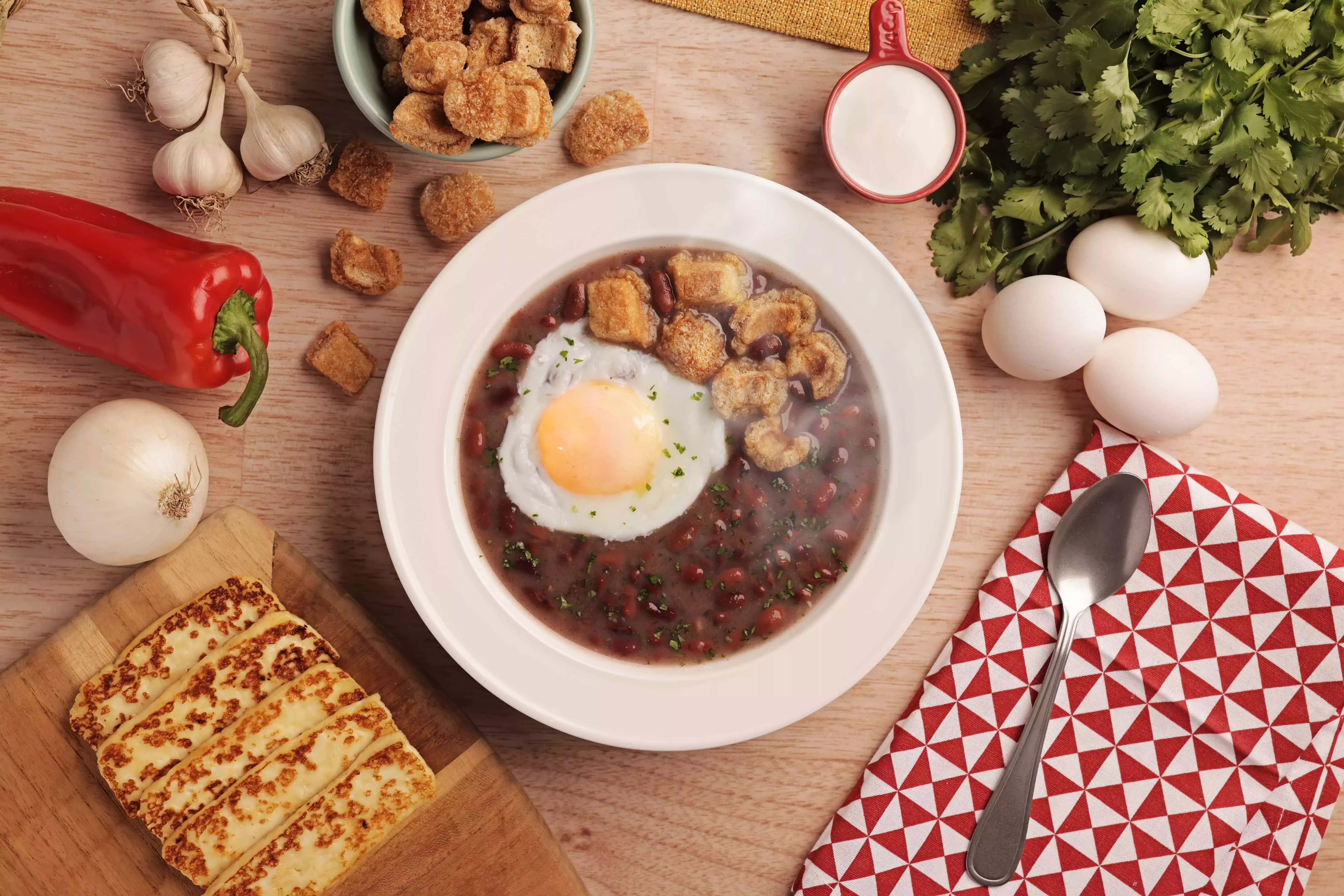 sopa de frijoles criollos maggi