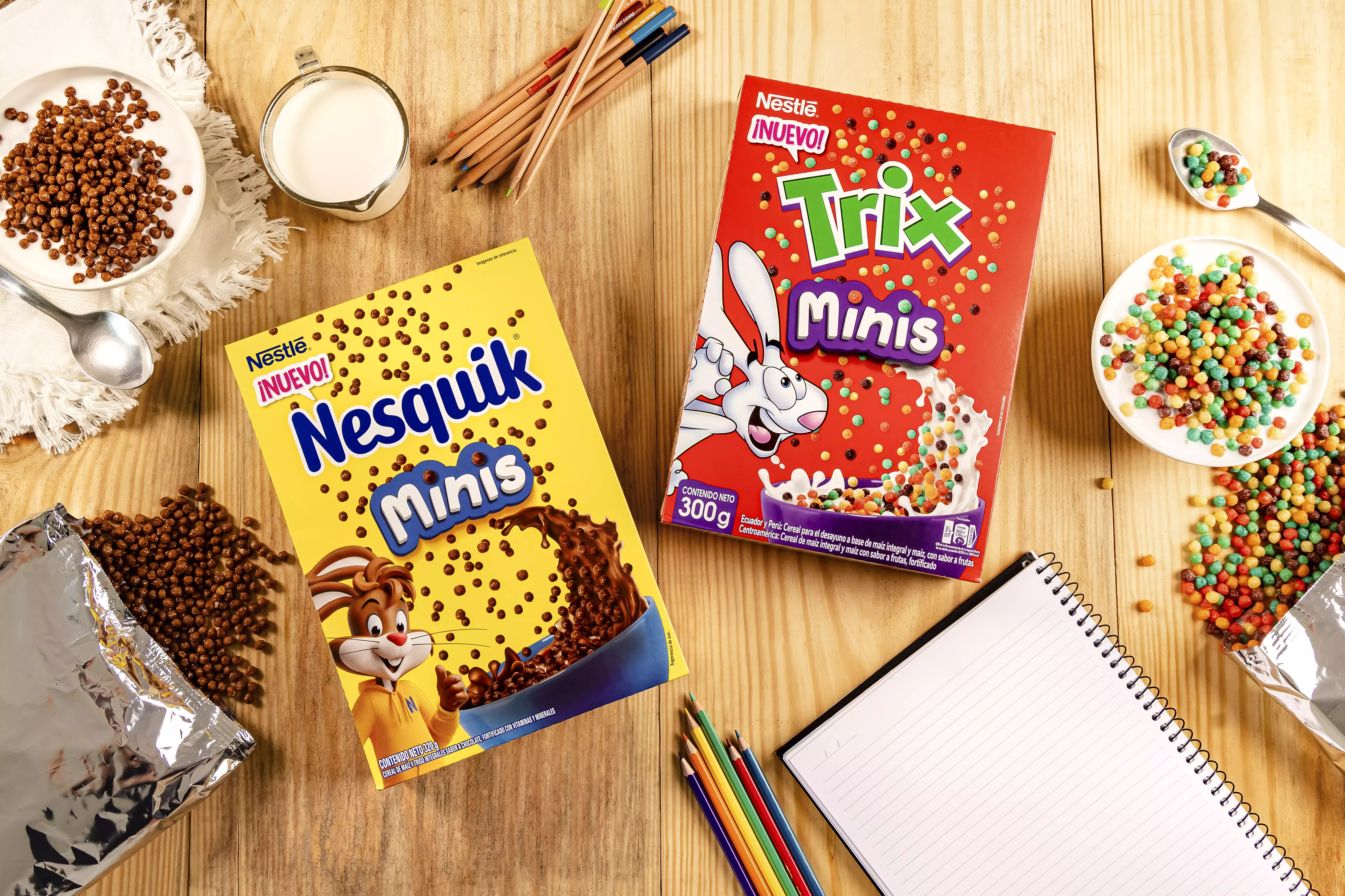 Nuevos Nesquik Minis y Trix Minis