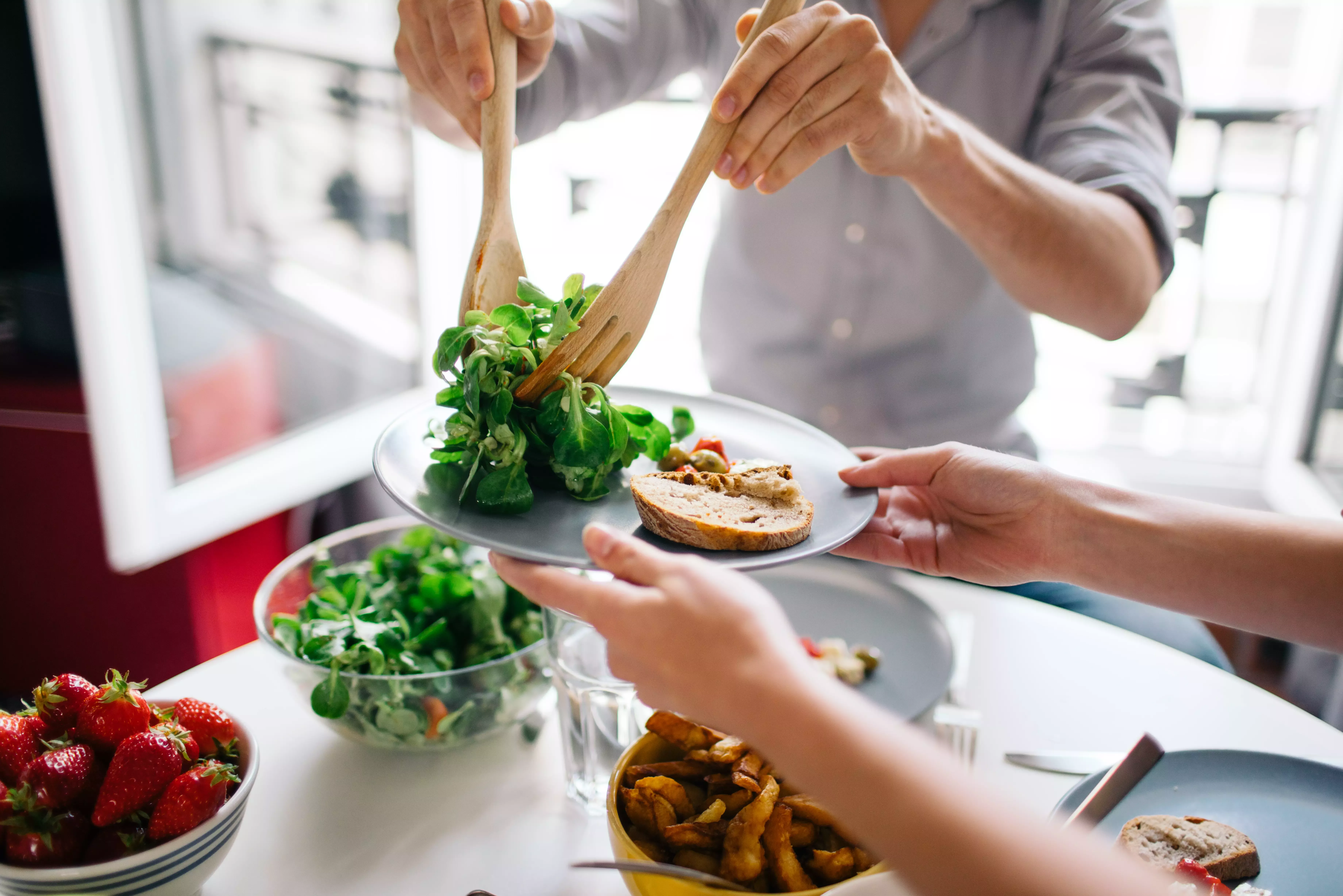 Serving healthy portion