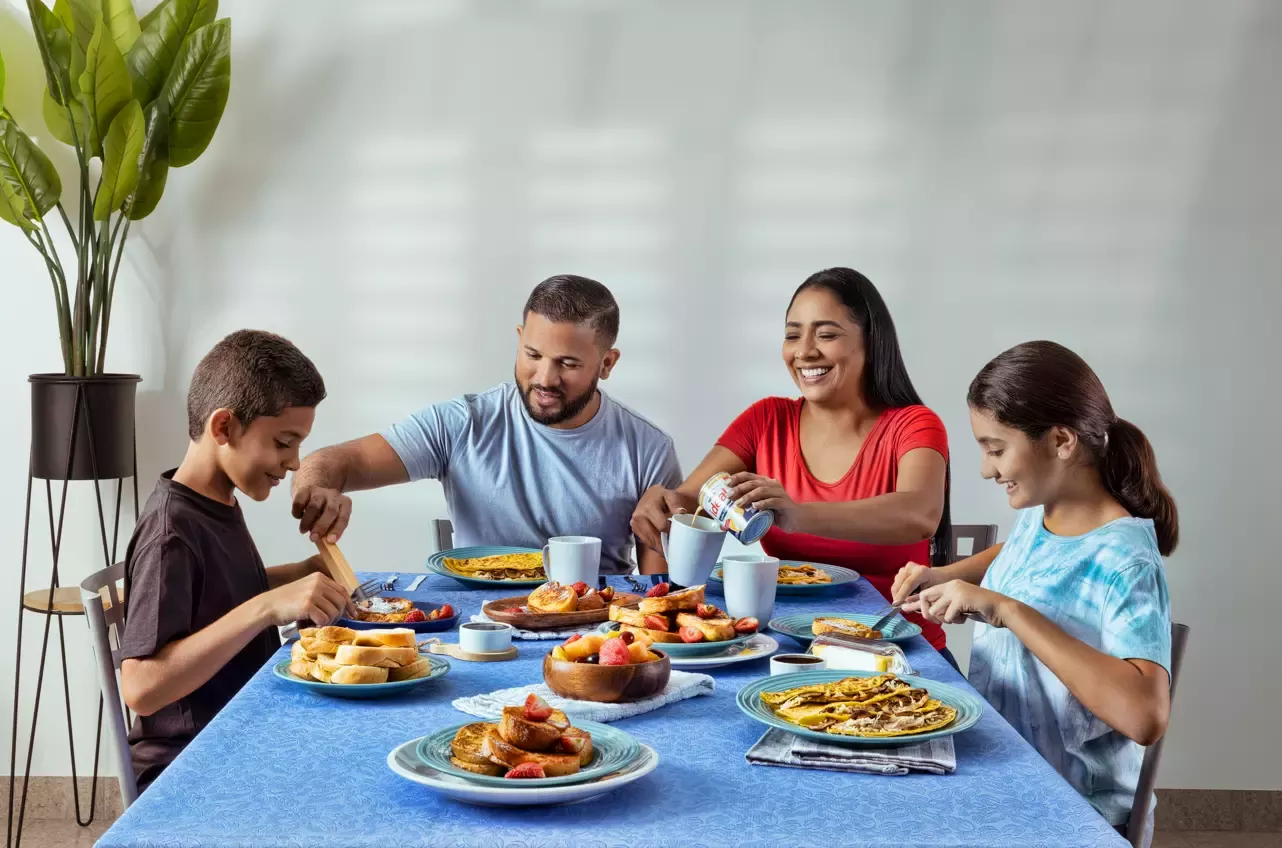 comida en familia