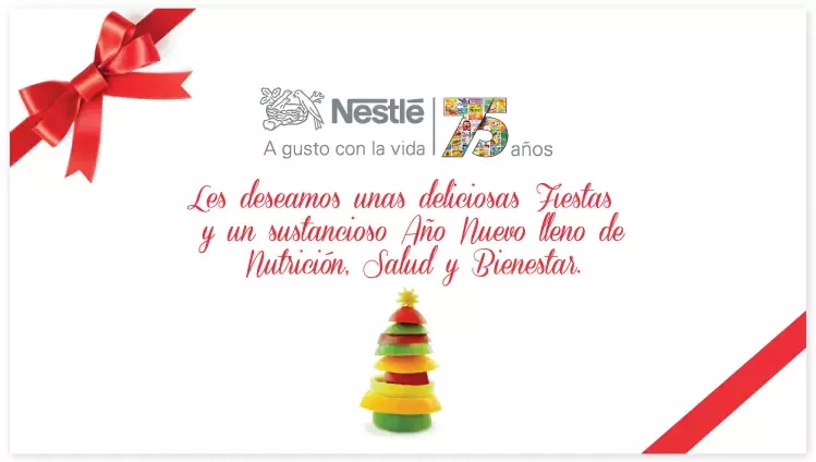 ¡Nestlé te desea Feliz Navidad y Prospero Año Nuevo!